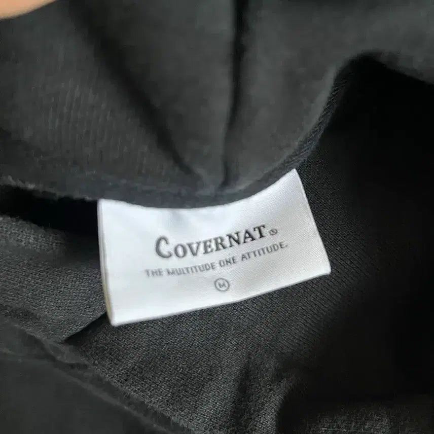 [BUNJANG] Covernat Embroidered Logo Hoodie M / 커버낫 자수로고 후드티 M