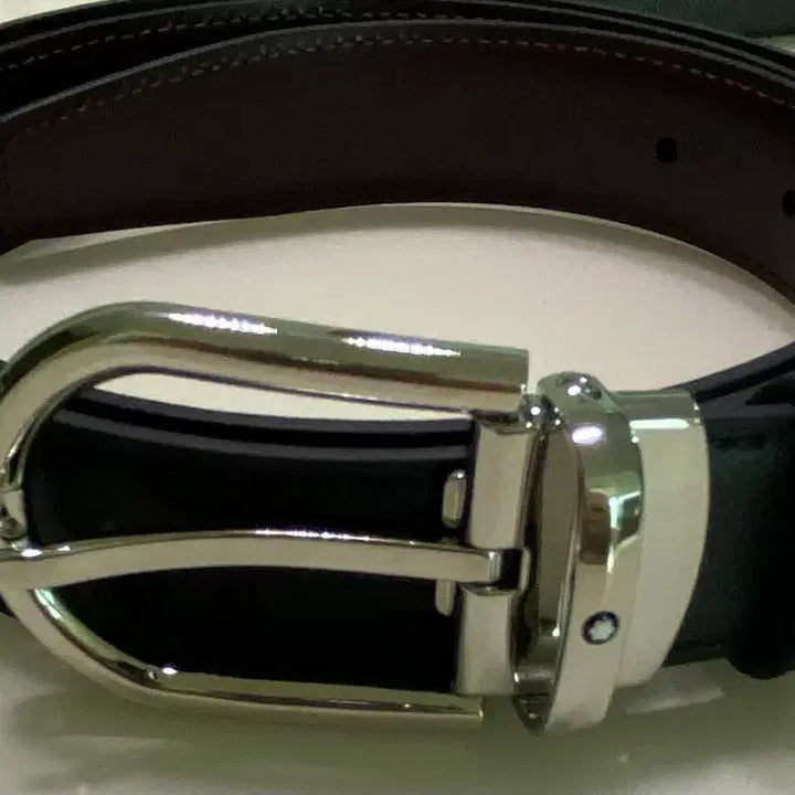 [BUNJANG] Montblanc Leather Belt / 몽블랑 가죽벨트