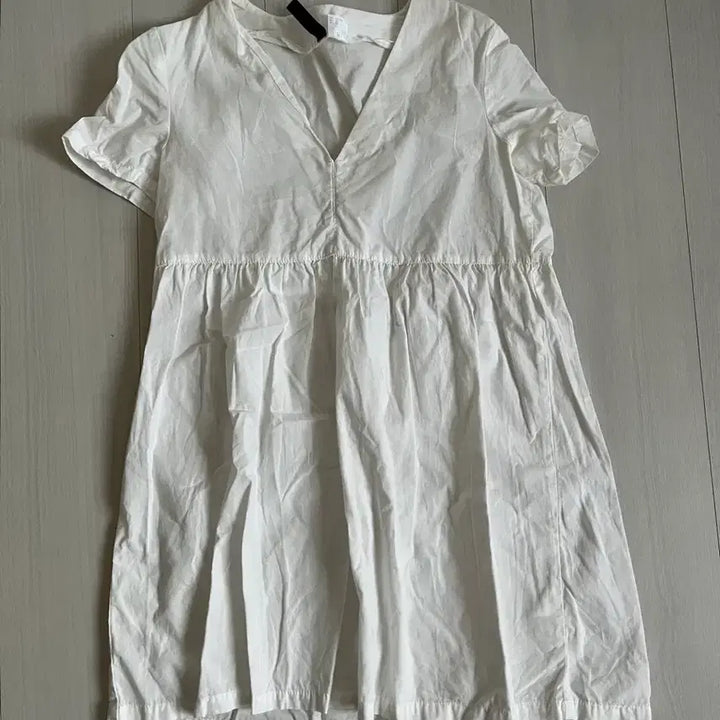 [SOLD OUT] H&amp;M 화이트 레이어드 원피스 xs