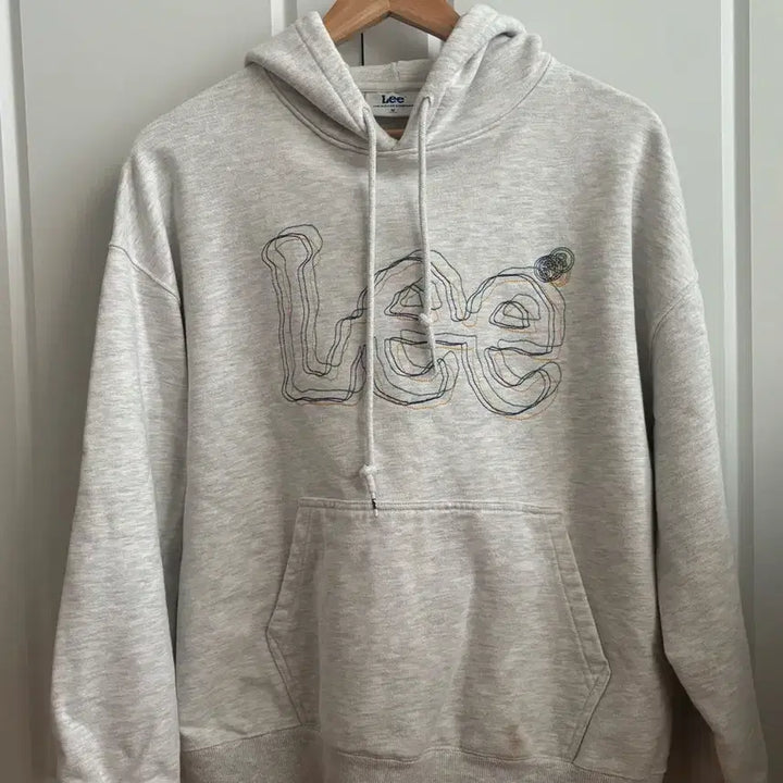 [BUNJANG] Lee Oversized Embroidered Hoodie / lee 후드티