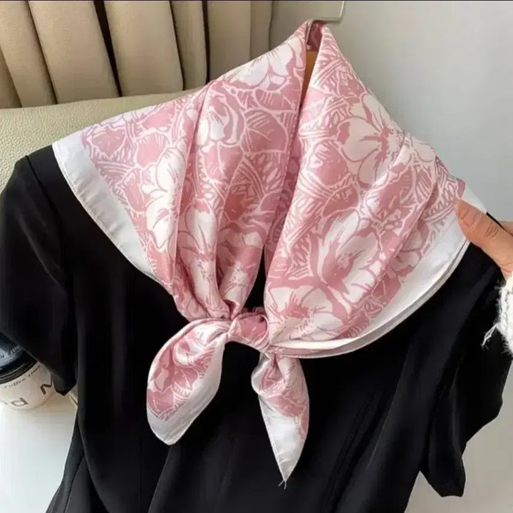 [SOLD OUT] 플라워 패턴 스카프 (새상품)
