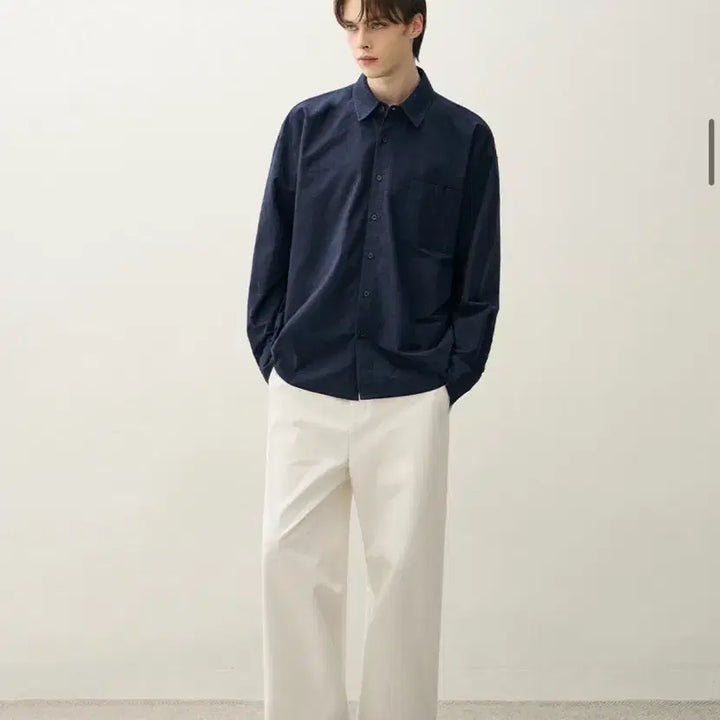 [SOLD OUT] (새상품)(L) [패션플래닛X드로우핏] 세미 와이드 치노 팬츠 IVORY