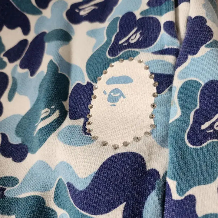 [BUNJANG] BAPE ABC Camo Crystal Blue Pants / 베이프 ABC카모 크리스탈 블루 팬츠