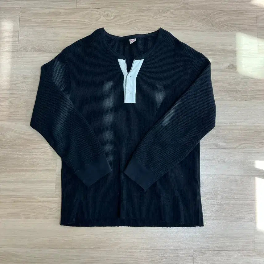 [SOLD OUT] [XL] 리얼맥코이 볼파크 와플 헨리넥