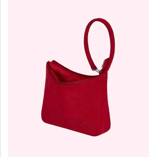 [BUNJANG] Attends Suede Top Handle Bag (Red) / attends 어텐즈 스웨이드 탑 핸들 백(레드)