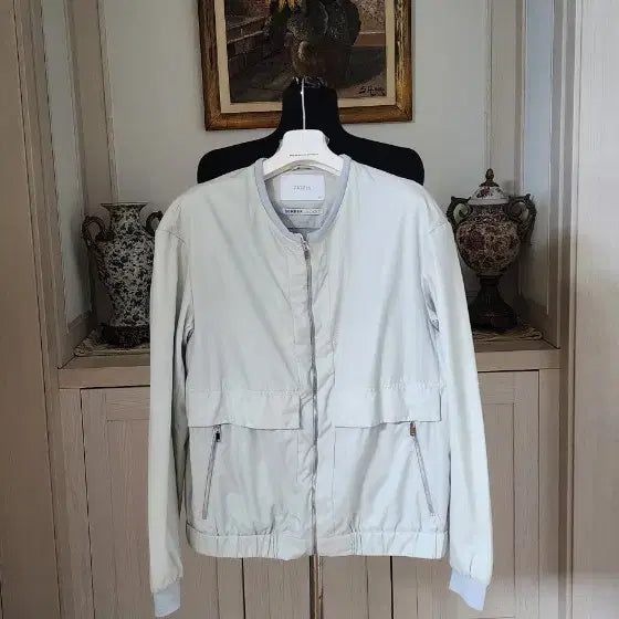[BUNJANG] ZIOZIA Bomber Jacket Light Blue / 지오지아 봄버자켓  라이트블루