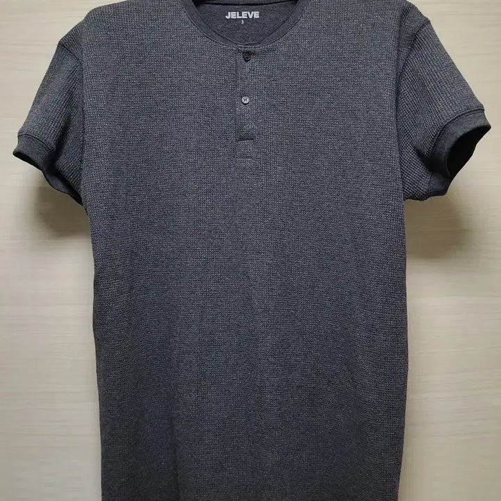 [SOLD OUT] JELEVE 제이엘브 차콜색 와플 반팔티