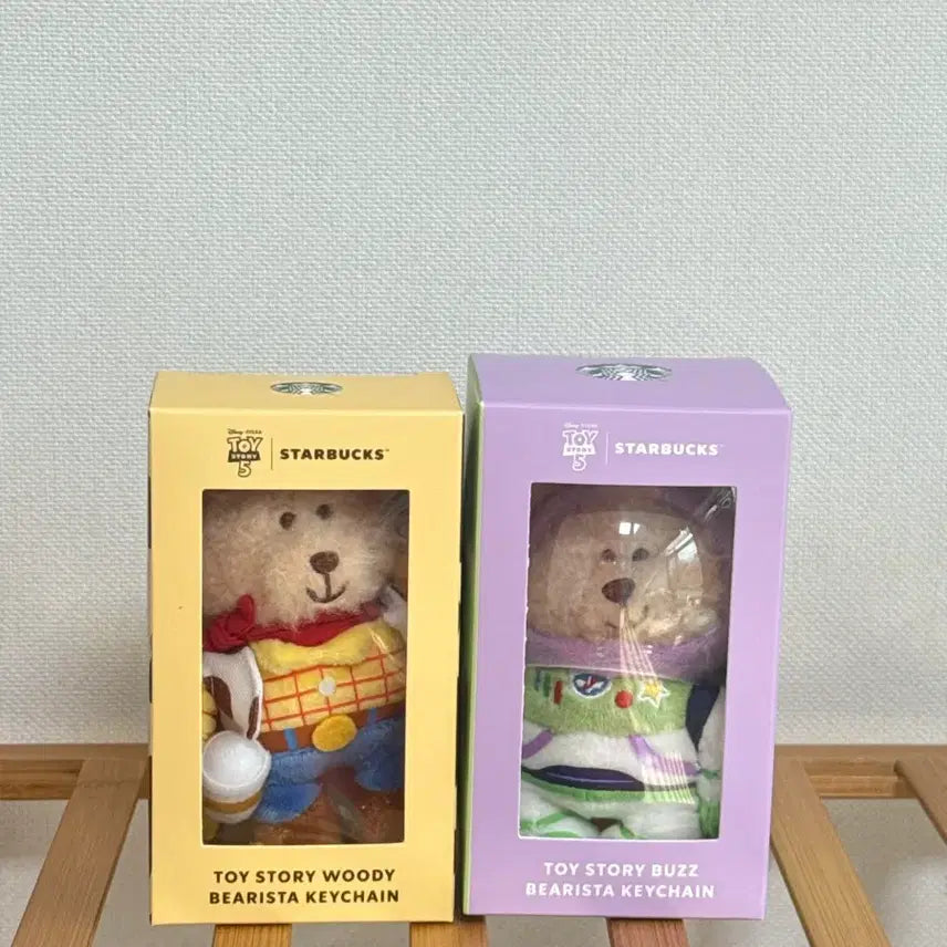 [SOLD OUT] 2종세트) 스타벅스 토이스토리 베어리스타 키링 우디/버즈 세트