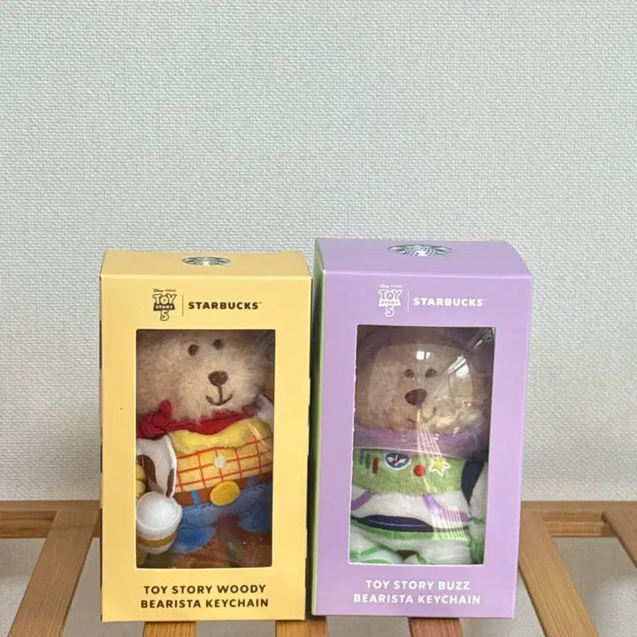 [SOLD OUT] 2종세트) 스타벅스 토이스토리 베어리스타 키링 우디/버즈 세트