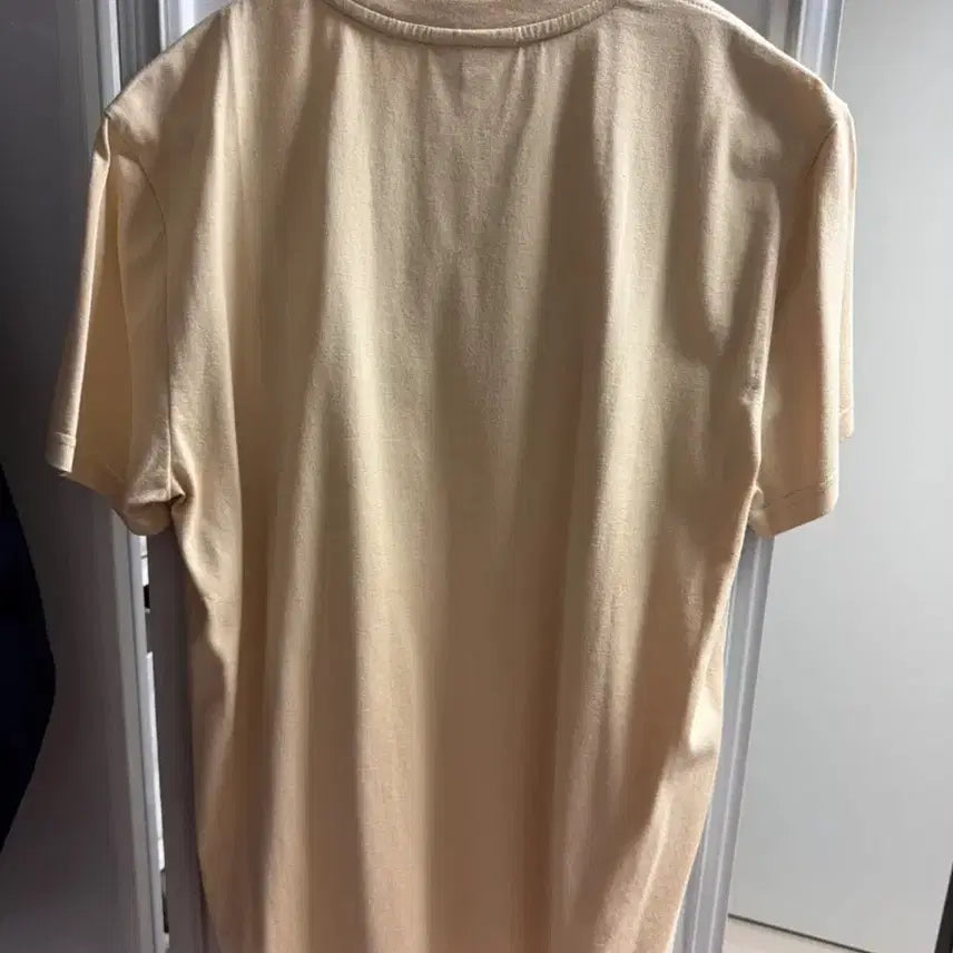 [SOLD OUT] 라코스테 빅로고 반팔 티셔츠 베이지 M
