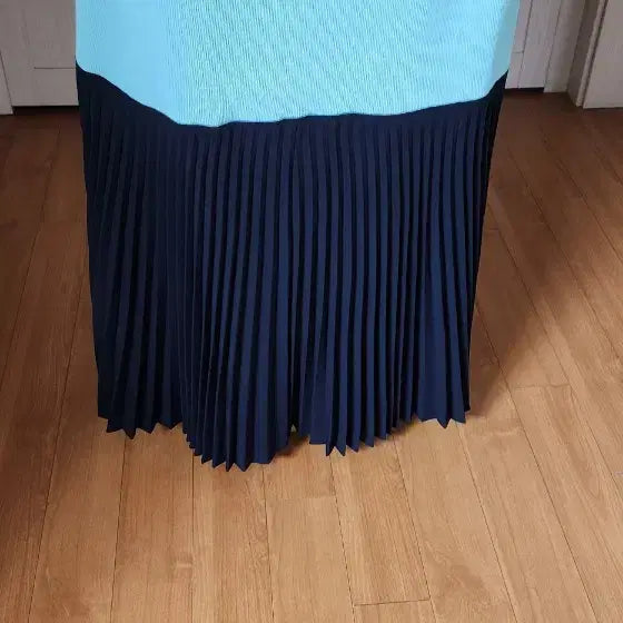 [BUNJANG] SYSTEM Color Block Long Dress / 시스템 배색롱 원피스