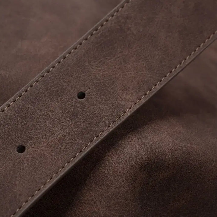 [BUNJANG] Vintage Leather Pocket Shoulder Bag / 빈티지 레더 포켓 숄더백