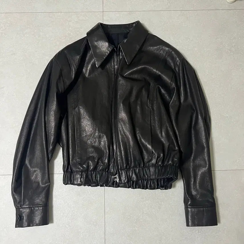 [SOLD OUT] 쿠어 램스킨 블루종(블랙 M)