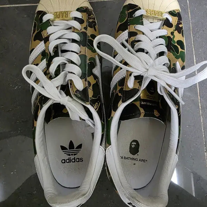 [BUNJANG] BAPE Superstar Camo Sneakers / 베이프 슈퍼스타 카모 280