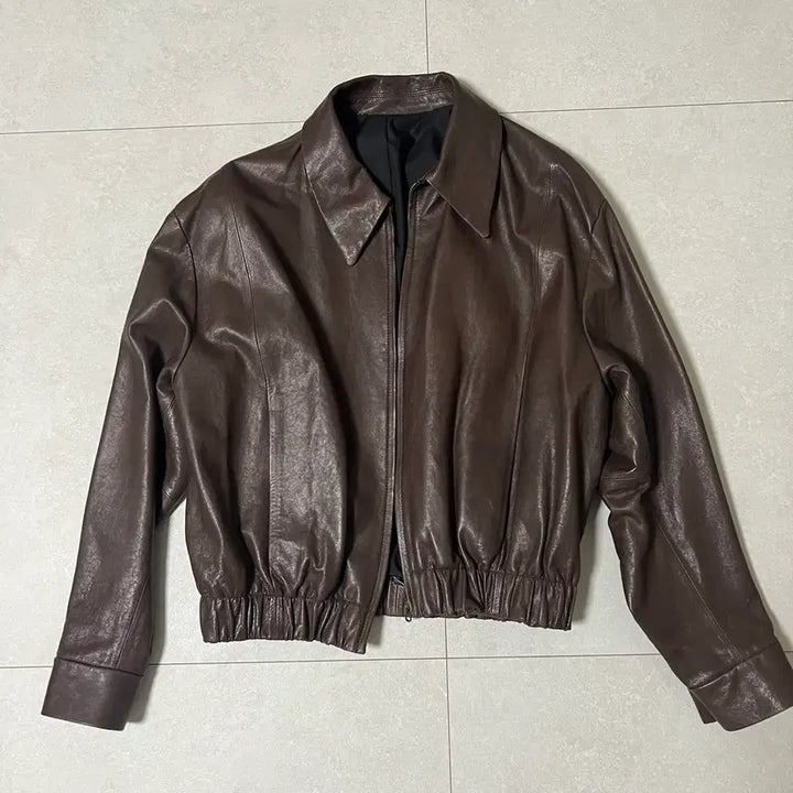 [SOLD OUT] 쿠어 램스킨 블루종(브라운 M)