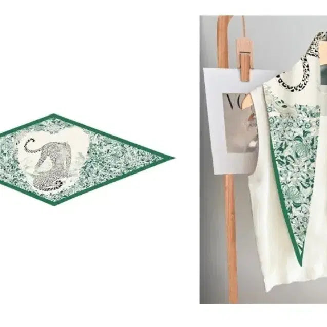 [SOLD OUT] 플라워 패턴 스카프(새상품)