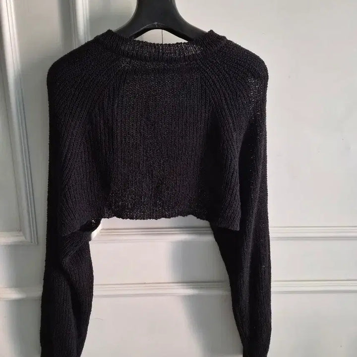 [BUNJANG] Black Short Bolero Cardigan / 블랙 숏 볼레로 가디건