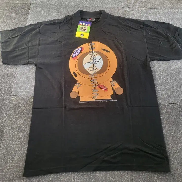 [BUNJANG] 90s South Park Kenny T-Shirt Black / 90s사우스파크 케니 티셔츠 블랙