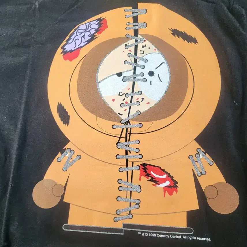 [BUNJANG] 90s South Park Kenny T-Shirt Black / 90s사우스파크 케니 티셔츠 블랙