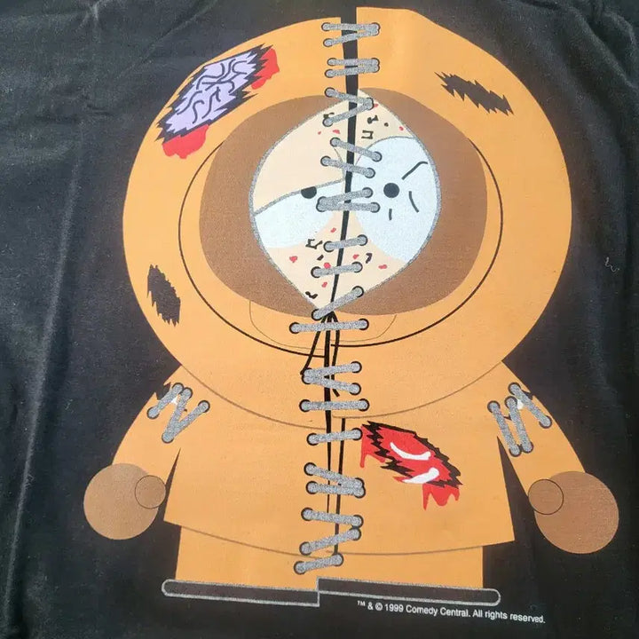 [BUNJANG] 90s South Park Kenny T-Shirt Black / 90s사우스파크 케니 티셔츠 블랙