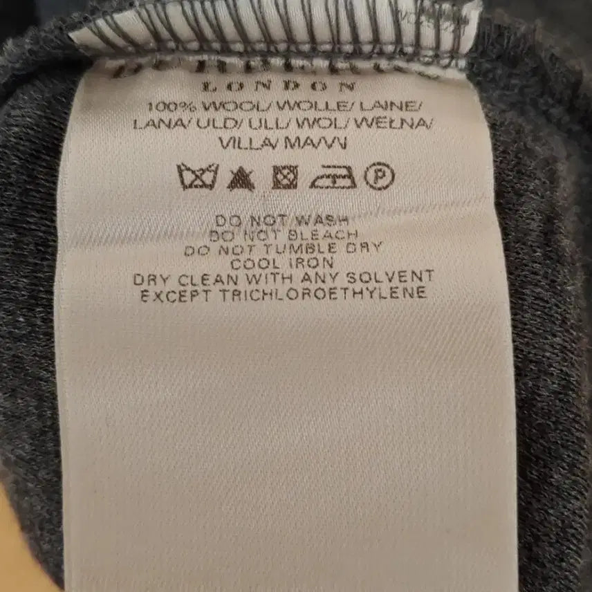 [BUNJANG] Burberry Brit Gray Short Sleeve Dress / 버버리 브릿 그레이 반팔 원피스