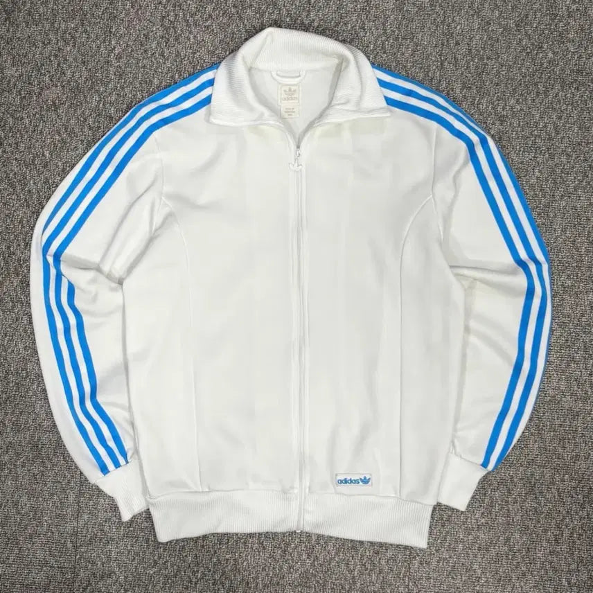 [BUNJANG] Adidas White and Blue Jersey / 아디다스 화이트 블루 흰하 져지