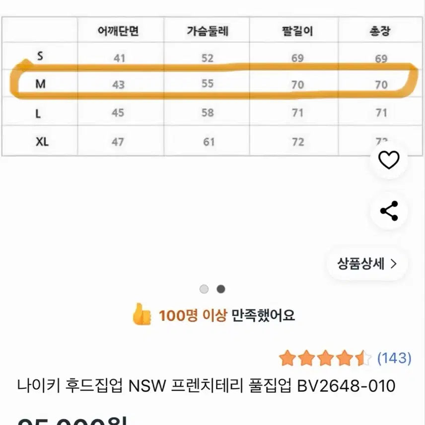 [BUNJANG] 나이키 블랙후드집업 M (남여공용) / 나이키 블랙후드집업 M (남여공용)