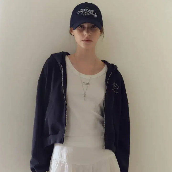 [BUNJANG] For Your Eyes Only Basic Ball Cap Navy / 포유온 베이직 볼캡 네이비 새상품 판매합니다.