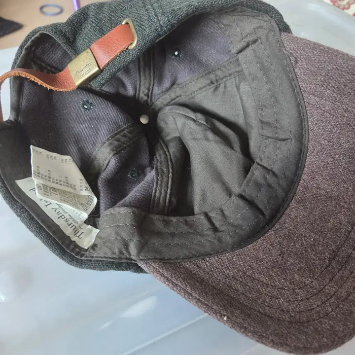 [BUNJANG] Thursday Island Wool Blend Brown Cap / 새상품)써스데이아일랜드 울 혼방 브라운 캡모자
