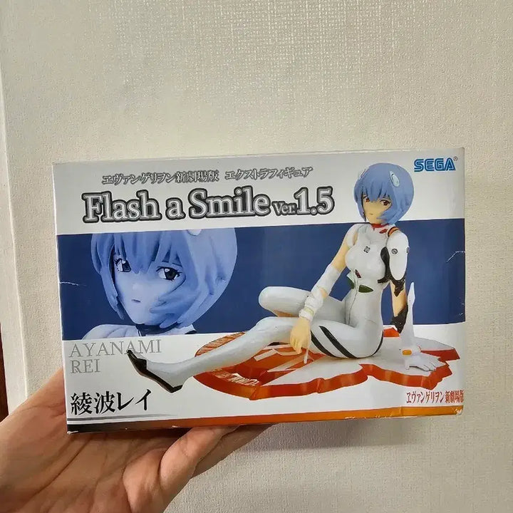 [BUNJANG] Evangelion Ayami Rei Ayanami "Flash a Smile" Ver. 1.5 Figure / 고전 에반게리온 아야나미 레이 피규어 프레쉬 어 스마일 ver.1.5