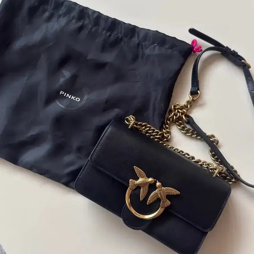 [BUNJANG] PINKO Love Bag - Black / 핀코 PINKO 러브백 블랙