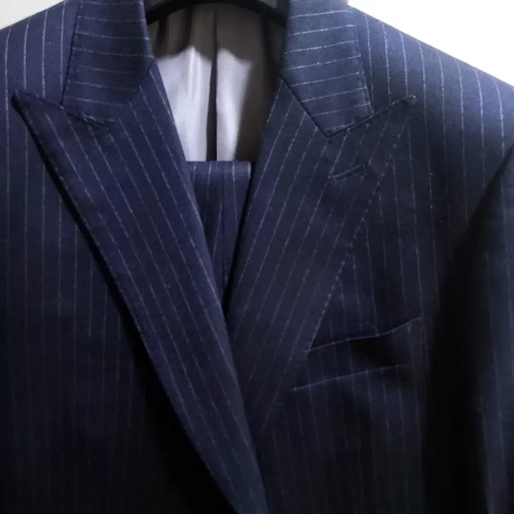 [BUNJANG] Cambridge Members Canónico Flannel Wool Wide Peak Lapel Suit / 캠브리지멤버스/이태리 까노니꼬 플란넬 울 와이드 피크드라펠 수트/100