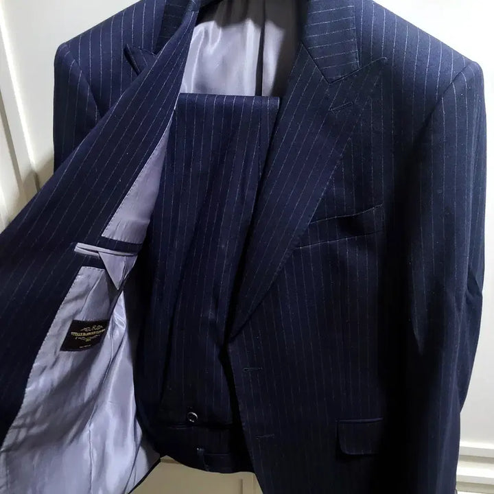 [BUNJANG] Cambridge Members Canónico Flannel Wool Wide Peak Lapel Suit / 캠브리지멤버스/이태리 까노니꼬 플란넬 울 와이드 피크드라펠 수트/100