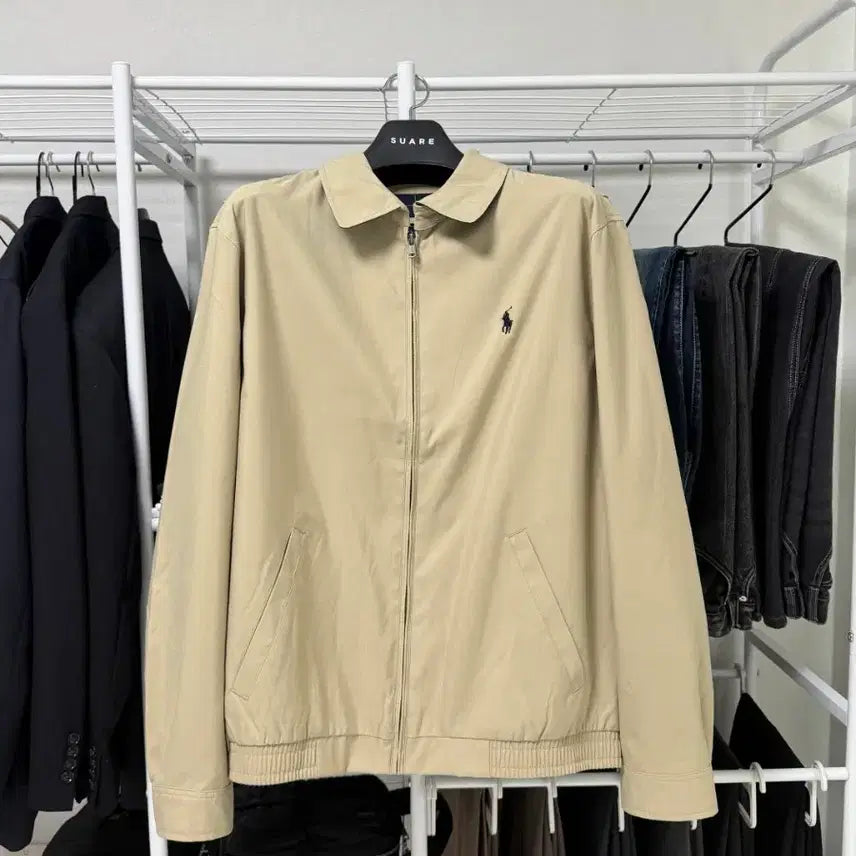 [BUNJANG] Polo Ralph Lauren Beige Barn Jacket L / 폴로 랄프로렌 베이지 바이스윙 자켓 L