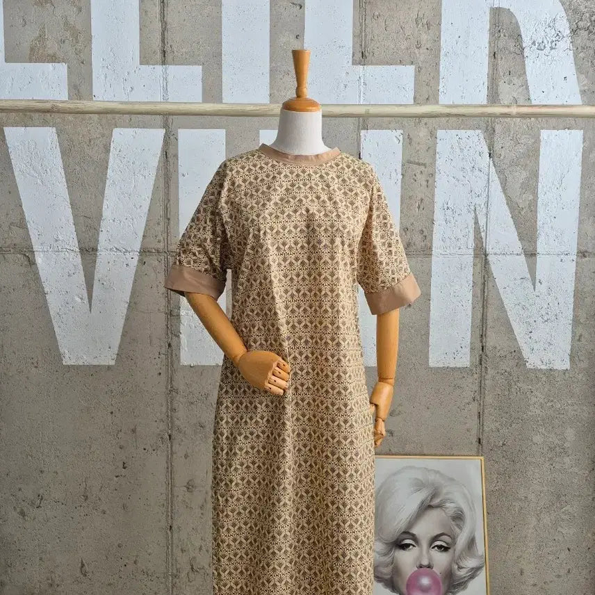 [BUNJANG] Daks Short Sleeve Midi Dress / 닥스 고급진 반팔 미디원피스