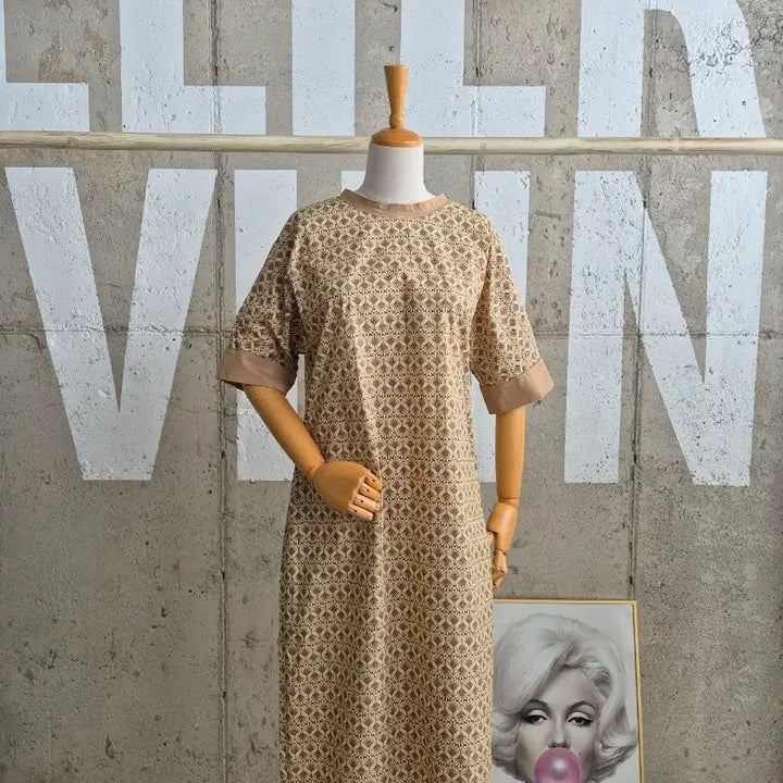 [BUNJANG] Daks Short Sleeve Midi Dress / 닥스 고급진 반팔 미디원피스