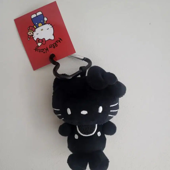 [SOLD OUT] 헬로키티 블랙 키링 인형 키링 새상품