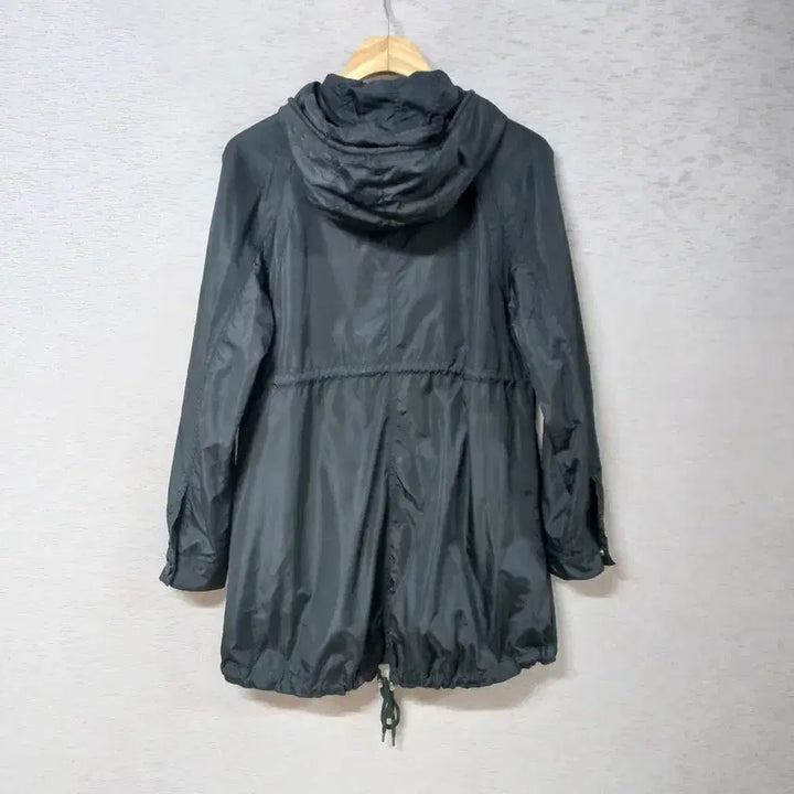 [SOLD OUT] B4-15/허리 밑단끈조절 블랙 집업후드 자켓 여성