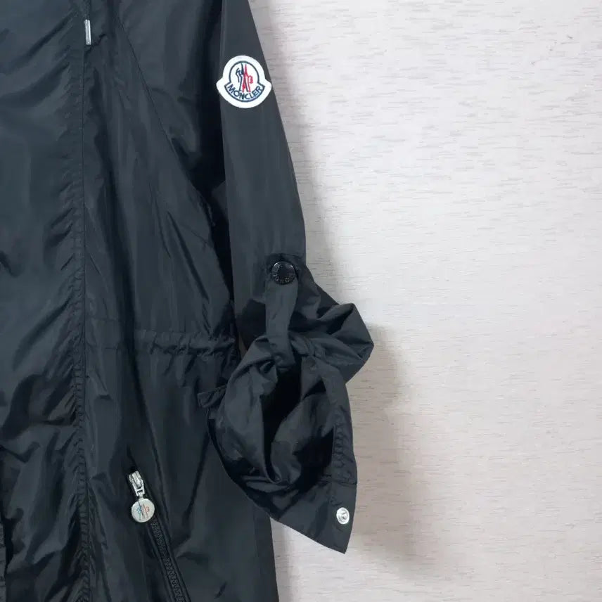 [SOLD OUT] B4-15/허리 밑단끈조절 블랙 집업후드 자켓 여성