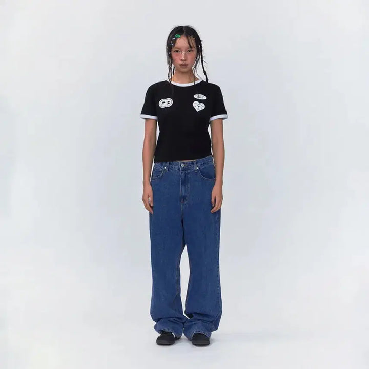[BUNJANG] Rest &amp; Recreation Wide Denim Pants / 레스트앤레크레이션 rr 와이드 데님 s