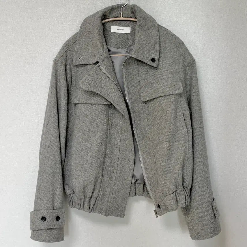 [SOLD OUT] 마크들리 그레이 블루종 자켓