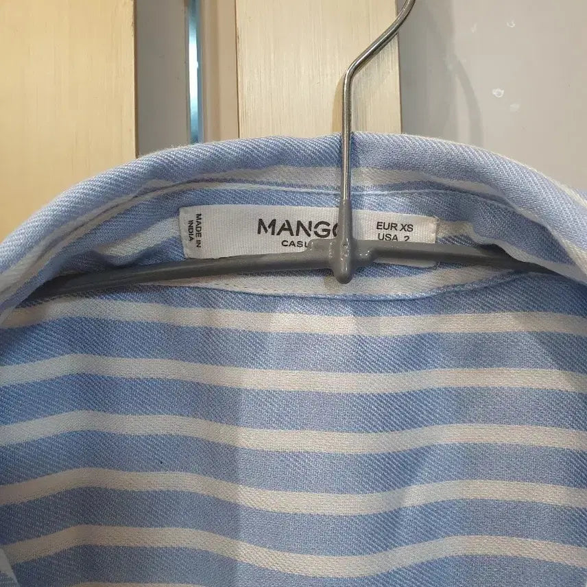 [BUNJANG] MANGO Striped Shirt XS / MANGO 스트라이프 셔츠 XS 사이즈