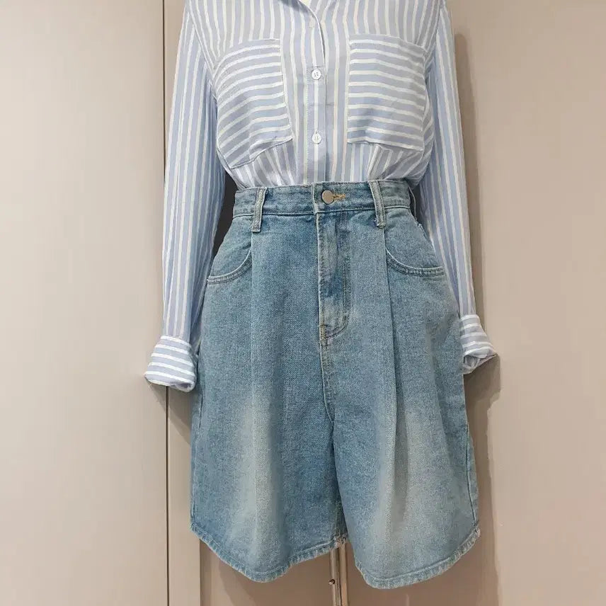 [BUNJANG] MANGO Striped Shirt XS / MANGO 스트라이프 셔츠 XS 사이즈