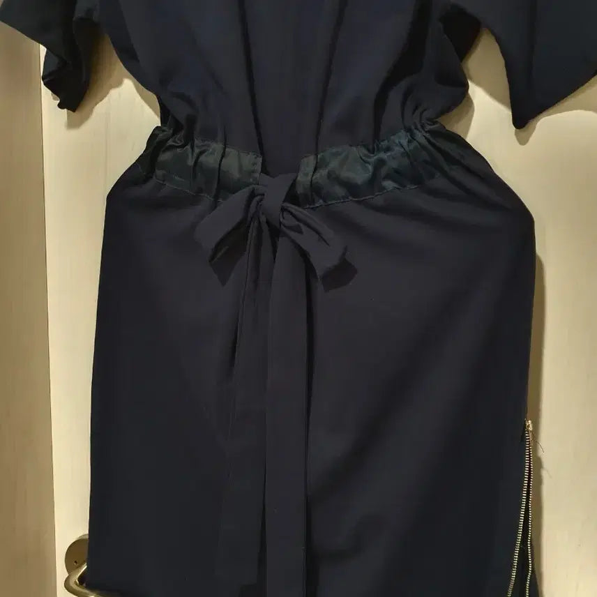 [BUNJANG] General Idea Navy Cotton Dress / 제너럴아이디어 네이비 색상 면원피스