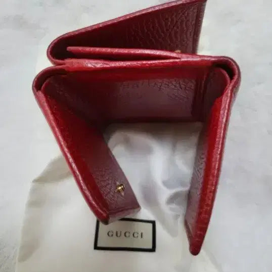 [BUNJANG] Gucci Marmont Bi-fold Wallet / 구찌 마몬트 반지갑 레드