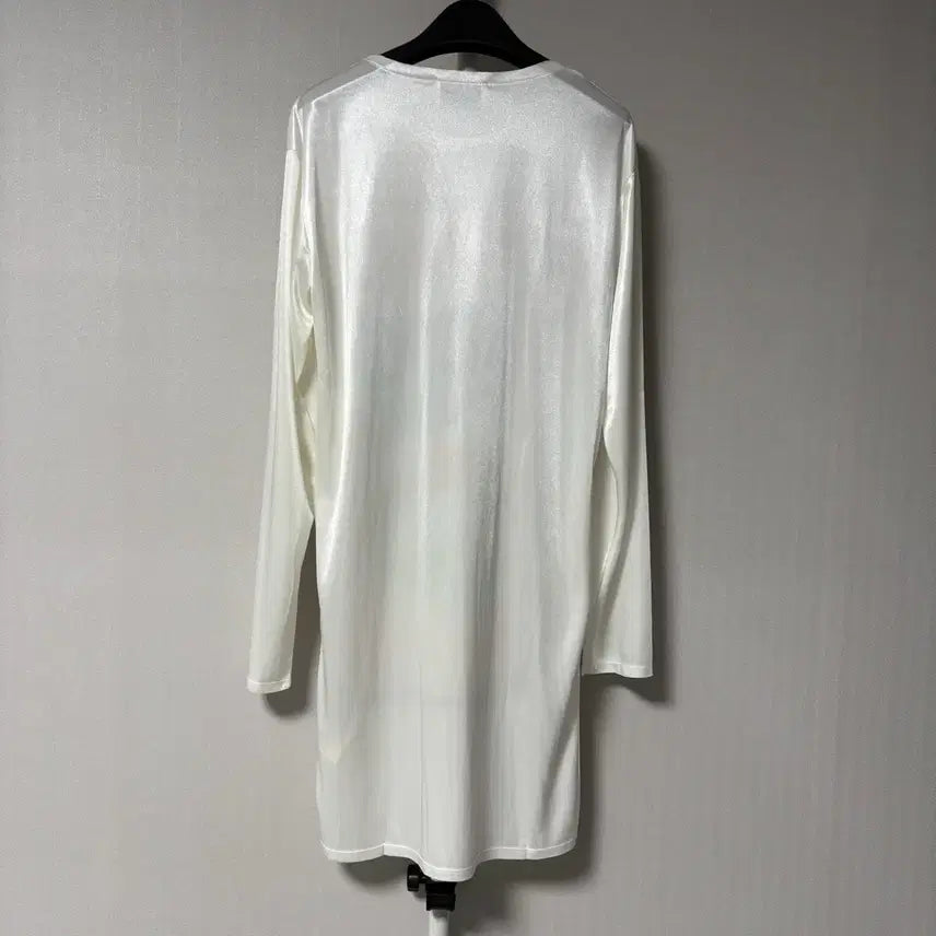 [BUNJANG] Acne Studios White Flower Printed Long T-shirt / 아크네 스튜디오 흰색 플라워 프린팅 롱티