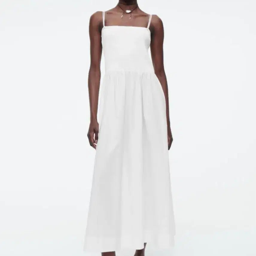[BUNJANG] COS White Long Dress / COS 코스 화이트 롱원피스