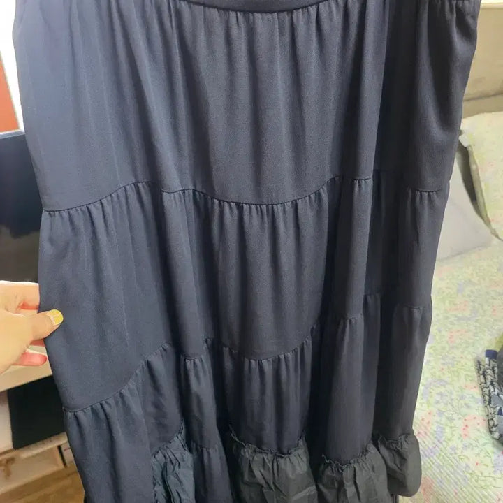 [BUNJANG] Lucky Chouette Long Skirt / 럭키슈에뜨 롱스커트
