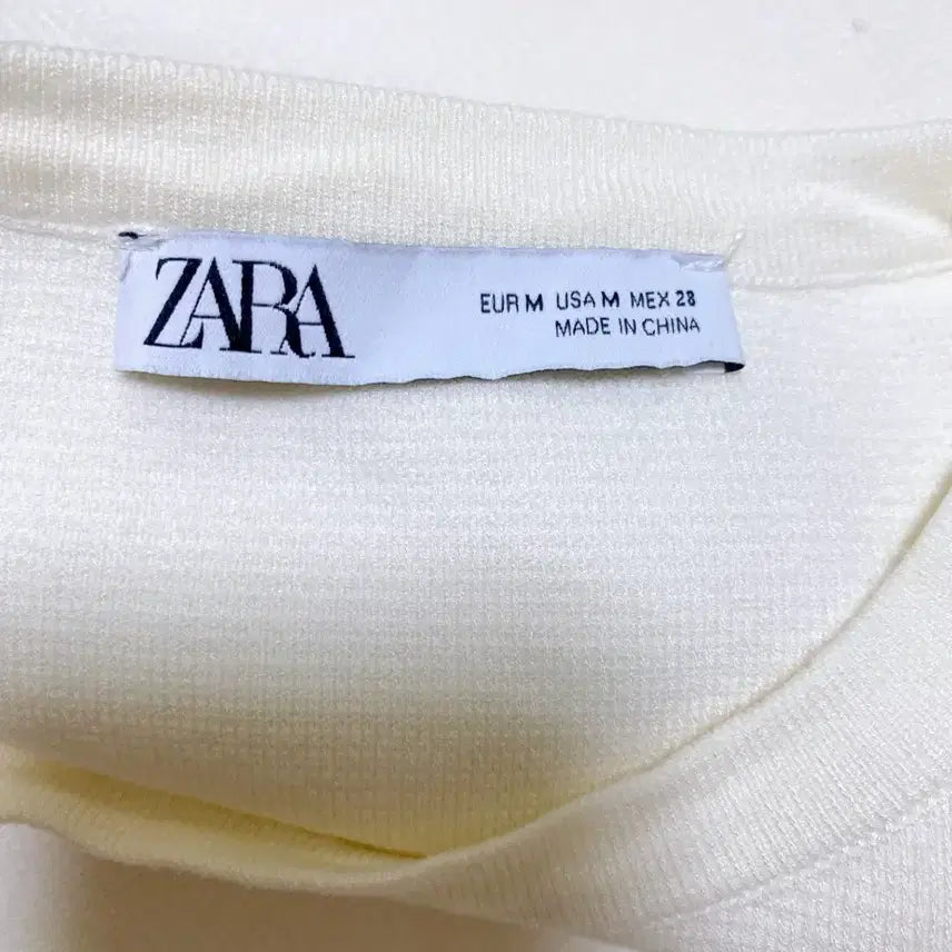 [BUNJANG] Zara Knit T-Shirt / Zara 자라 니트 티셔츠 망고 듀엘 마쥬 산드로 Sjsj 블라우스 코스
