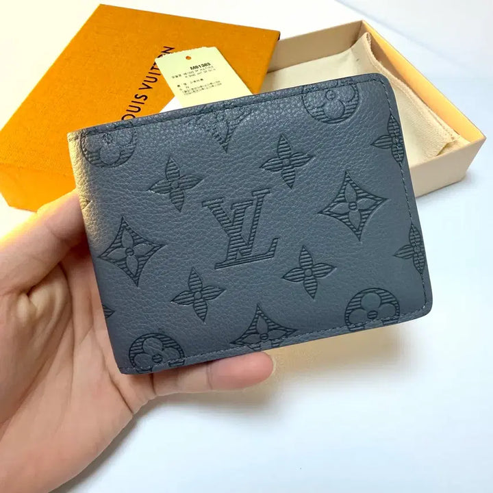 [BUNJANG] Louis Vuitton Shadow Monogram Wallet Grey / ((새상품급/풀구성)) 루이비통 쉐도우 모노그램 반지갑 그레이